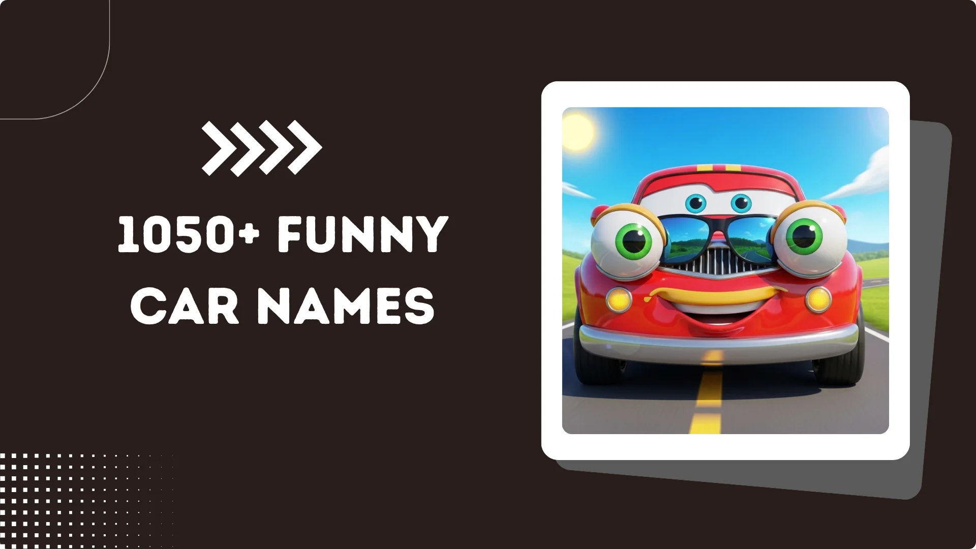 1050+ Funny Car Names