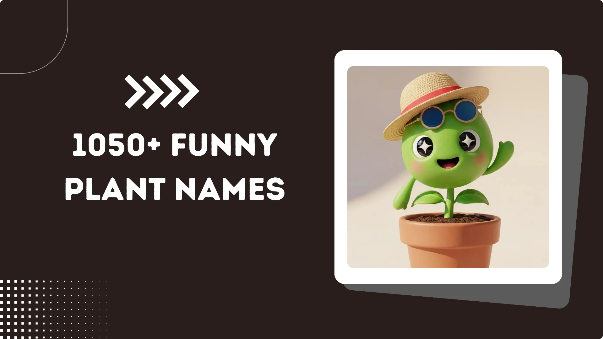 1050+ Funny Plant Names