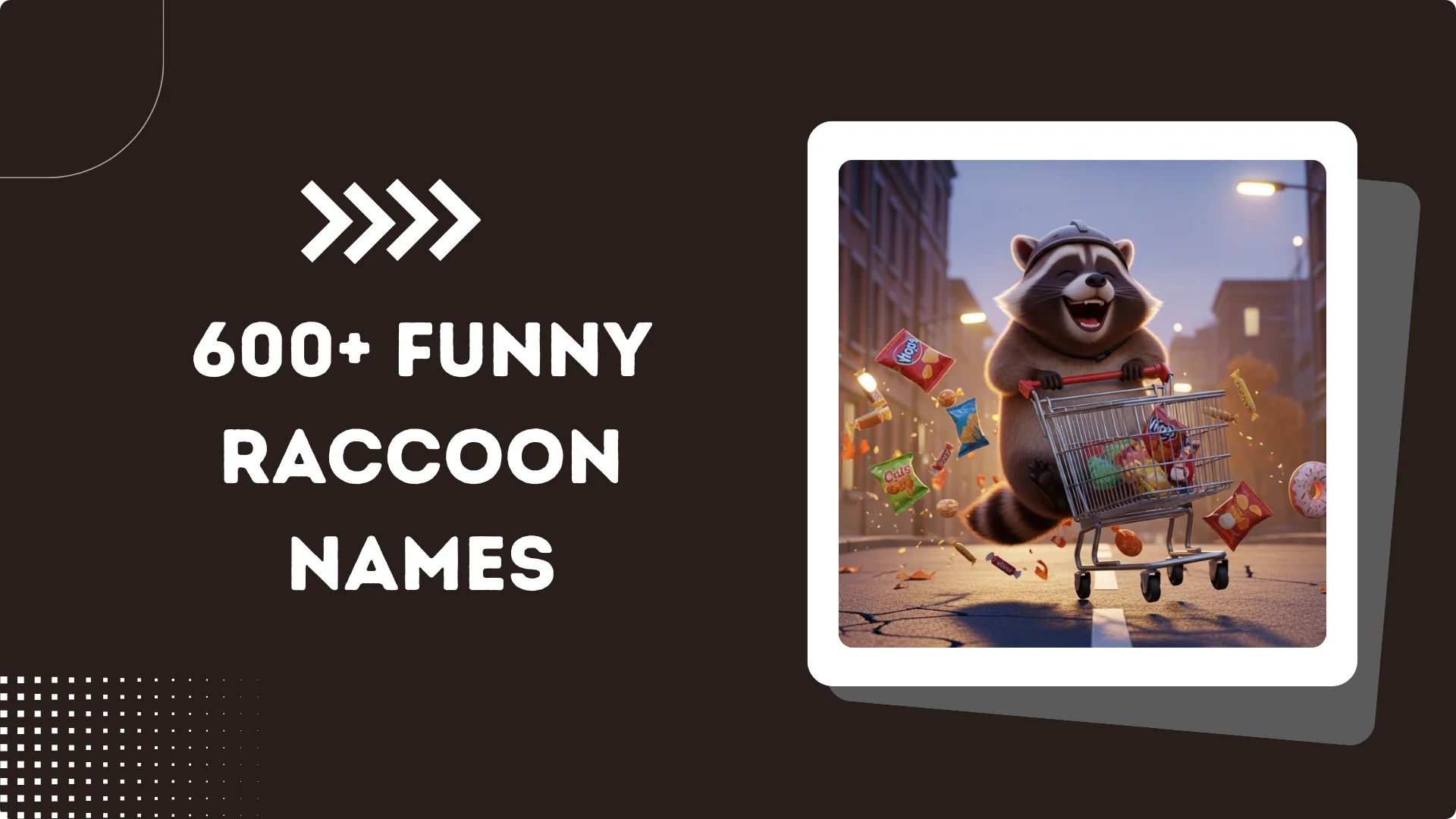 600+ Funny Raccoon Names