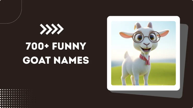 700+ Funny Goat Names