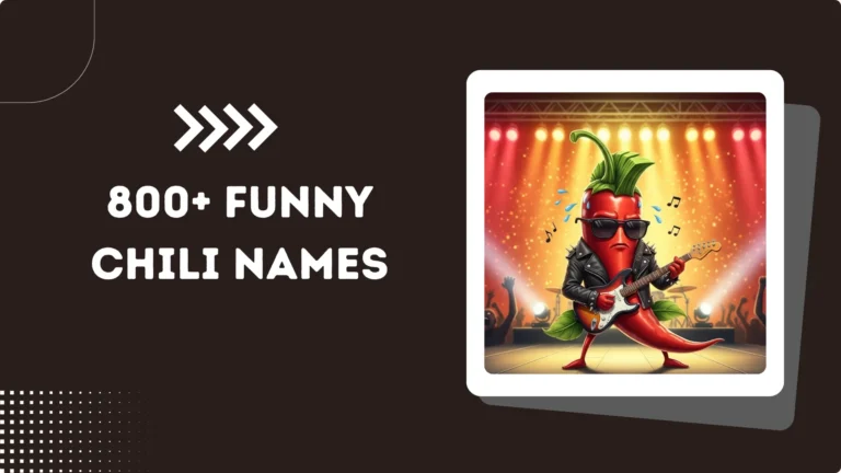 800+ Funny Chili Names