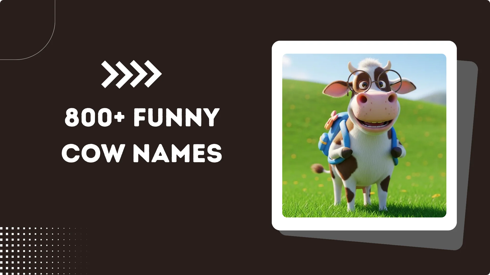 800+ Funny Cow Names