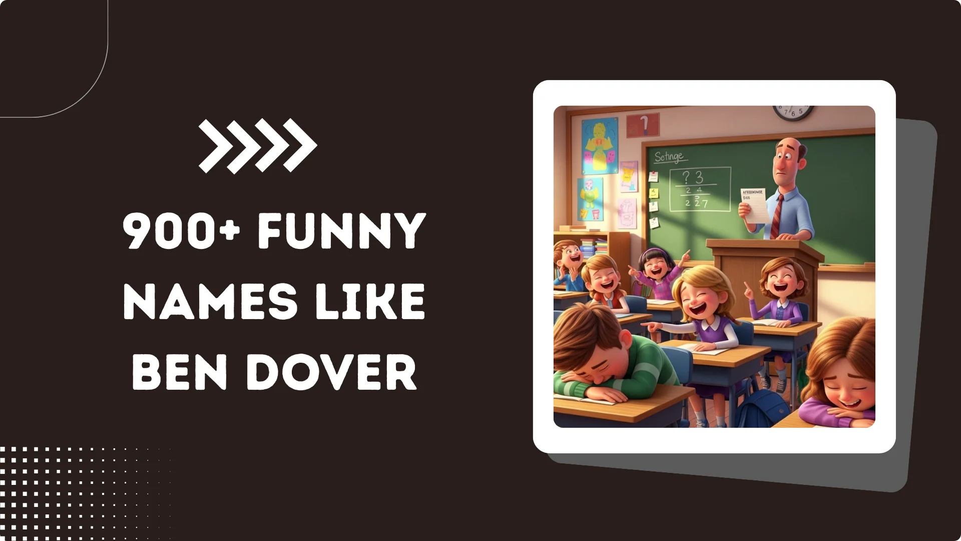 900+ Funny Names Like Ben Dover