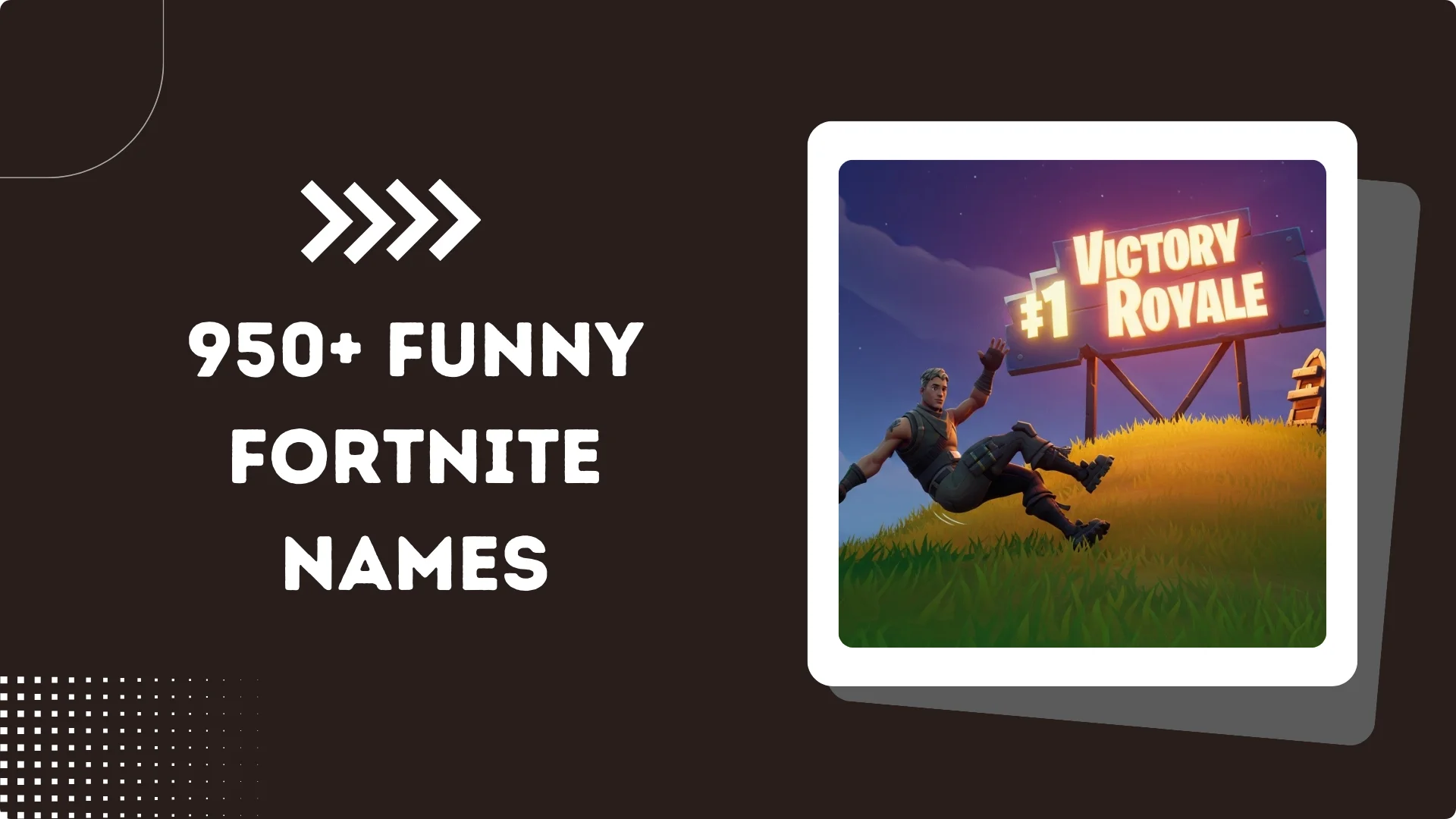 950+ Funny Fortnite Names