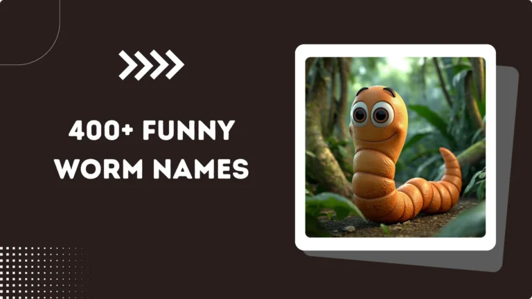 Funny Worm Names